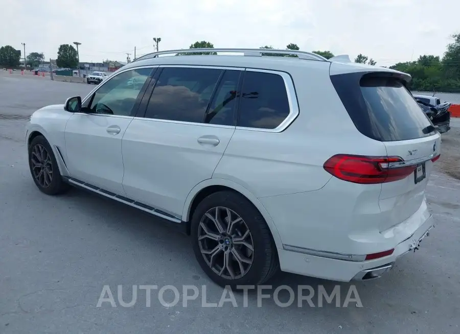 BMW X7 2020 vin 5UXCW2C09L9B75593 from auto auction Iaai