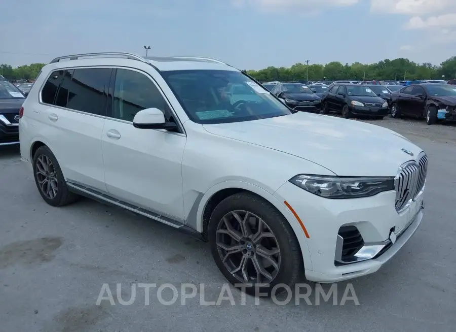 BMW X7 2020 vin 5UXCW2C09L9B75593 from auto auction Iaai