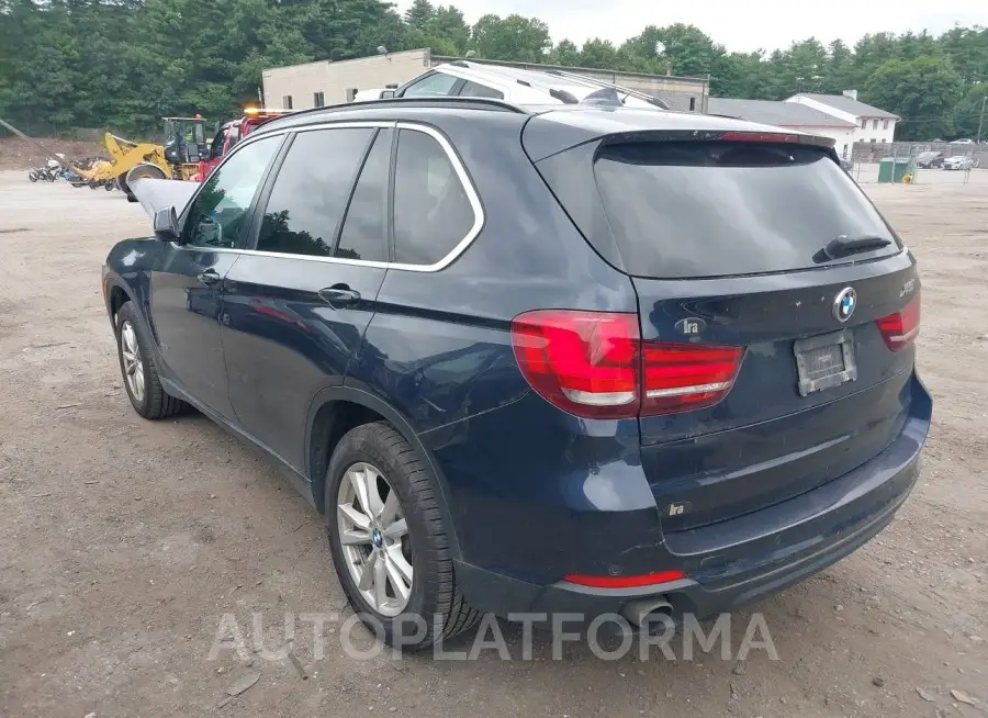 BMW X5 2015 vin 5UXKR0C58F0P13449 from auto auction Iaai