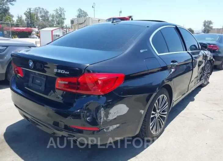 BMW 530E 2018 vin WBAJA9C51JB250329 from auto auction Iaai