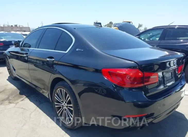 BMW 530E 2018 vin WBAJA9C51JB250329 from auto auction Iaai