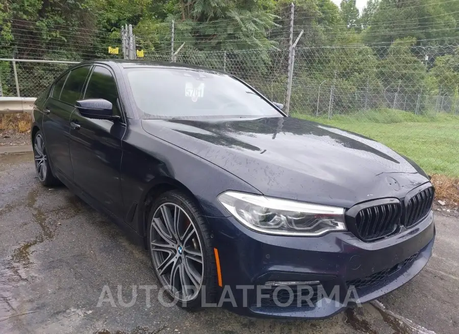 BMW 540I 2017 vin WBAJE5C39HG916023 from auto auction Iaai