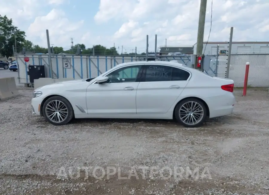 BMW 540I 2018 vin WBAJE5C53JG918096 from auto auction Iaai