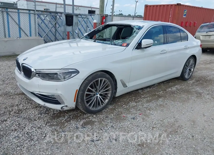 BMW 540I 2018 vin WBAJE5C53JG918096 from auto auction Iaai