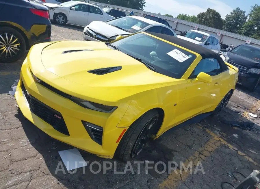 CHEVROLET CAMARO 2018 vin 1G1FF3D75J0119366 from auto auction Iaai