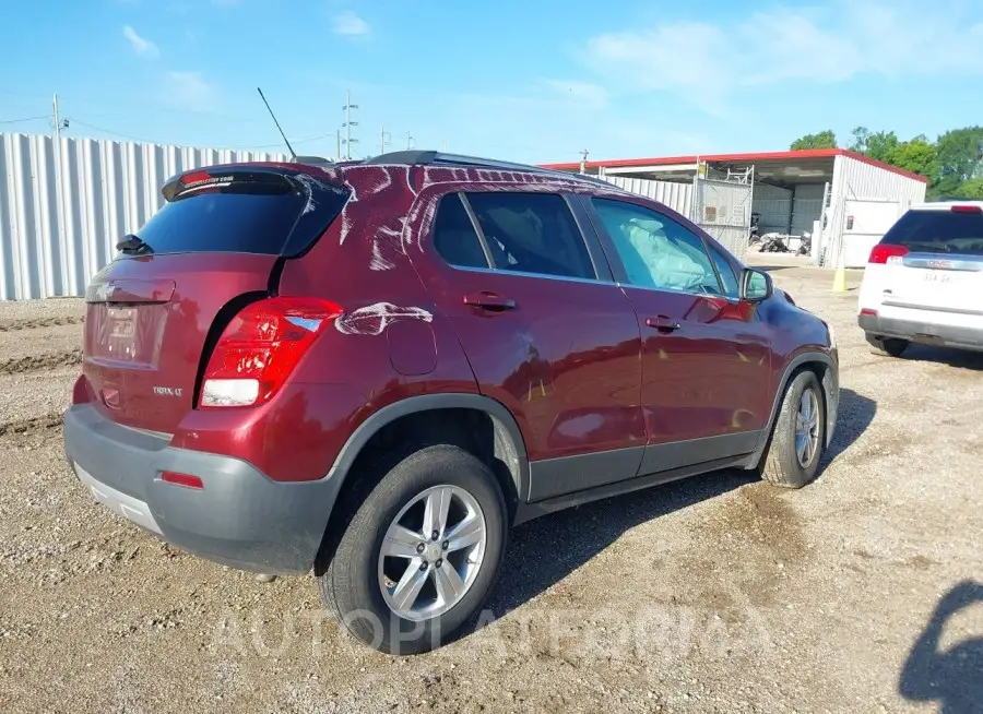 CHEVROLET TRAX 2016 vin 3GNCJLSB2GL131333 from auto auction Iaai