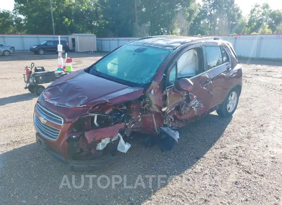 CHEVROLET TRAX 2016 vin 3GNCJLSB2GL131333 from auto auction Iaai