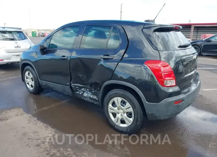 CHEVROLET TRAX 2016 vin KL7CJKSB0GB665643 from auto auction Iaai