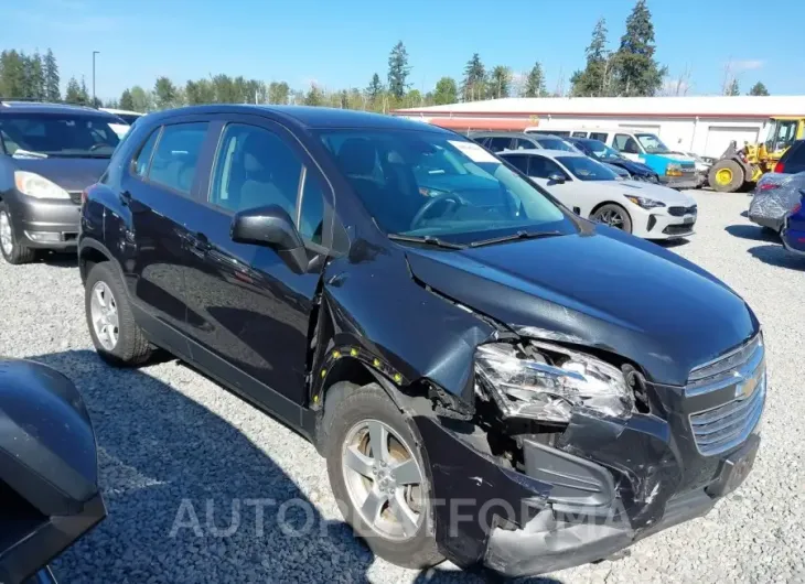 CHEVROLET TRAX 2015 vin KL7CJPSB0FB226972 from auto auction Iaai