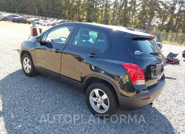 CHEVROLET TRAX 2015 vin KL7CJPSB0FB226972 from auto auction Iaai