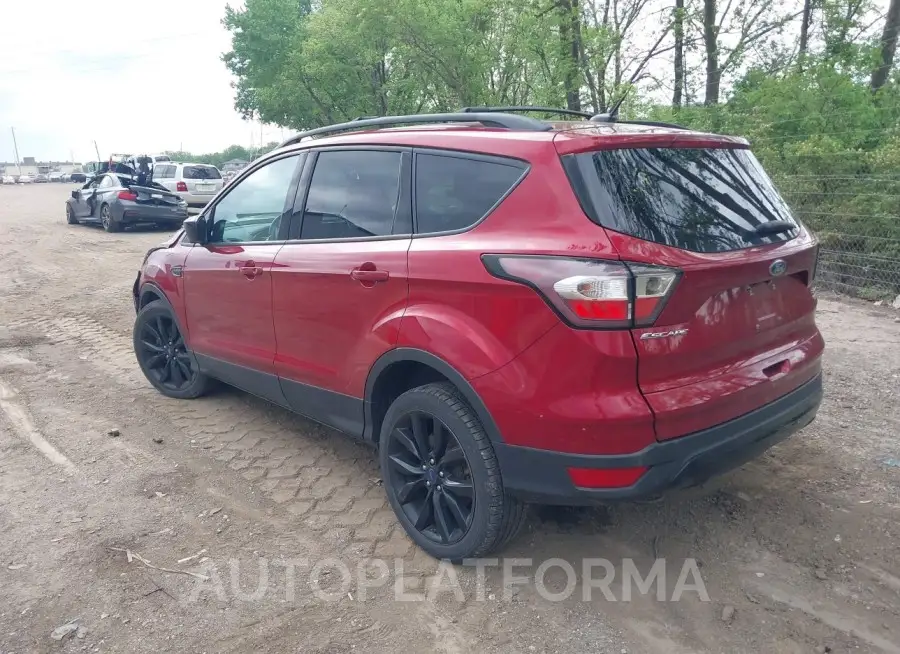 FORD ESCAPE 2017 vin 1FMCU9GD1HUD75863 from auto auction Iaai