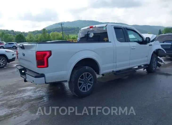 FORD F-150 2017 vin 1FTEX1EP0HFC76300 from auto auction Iaai