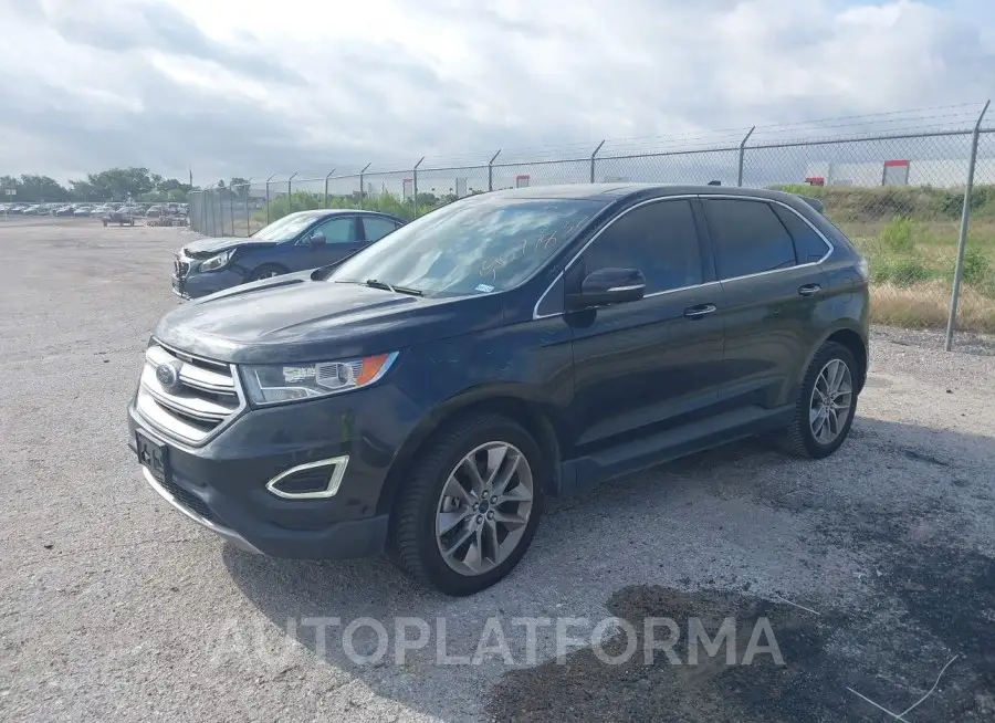 FORD EDGE 2015 vin 2FMPK3K8XFBB60225 from auto auction Iaai