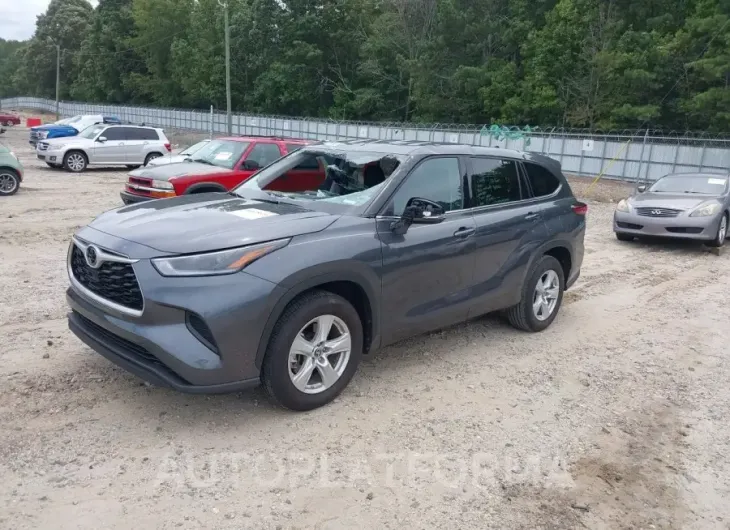 TOYOTA HIGHLANDER 2021 vin 5TDCZRAH9MS536055 from auto auction Iaai