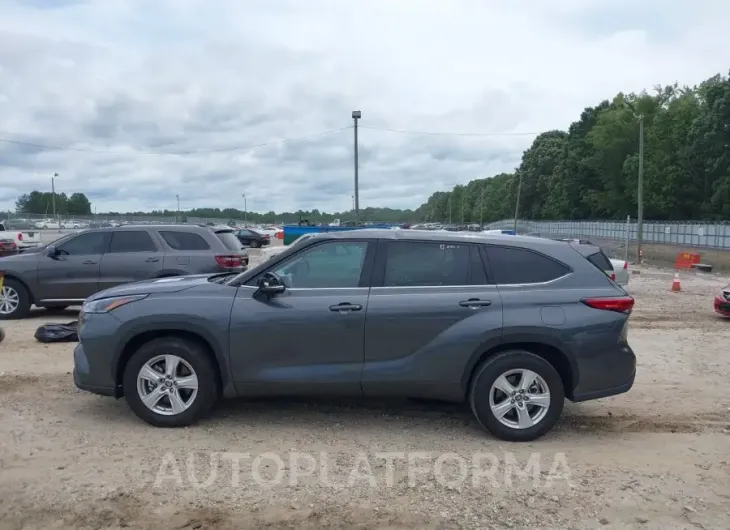 TOYOTA HIGHLANDER 2021 vin 5TDCZRAH9MS536055 from auto auction Iaai