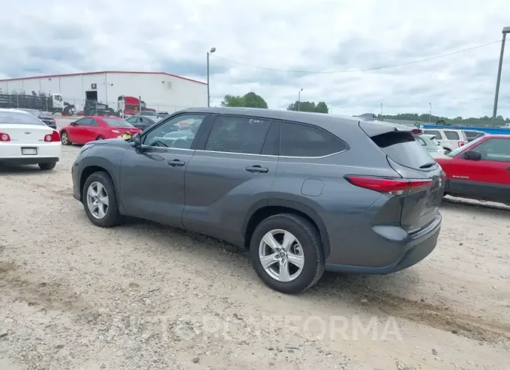 TOYOTA HIGHLANDER 2021 vin 5TDCZRAH9MS536055 from auto auction Iaai