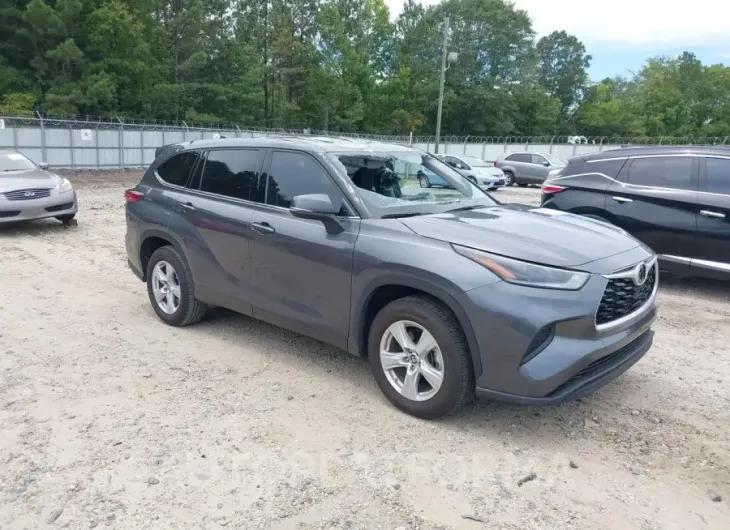 TOYOTA HIGHLANDER 2021 vin 5TDCZRAH9MS536055 from auto auction Iaai