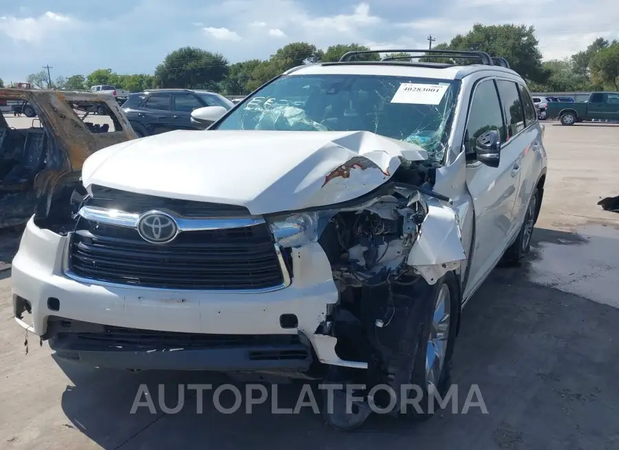 TOYOTA HIGHLANDER 2015 vin 5TDDKRFH5FS124218 from auto auction Iaai