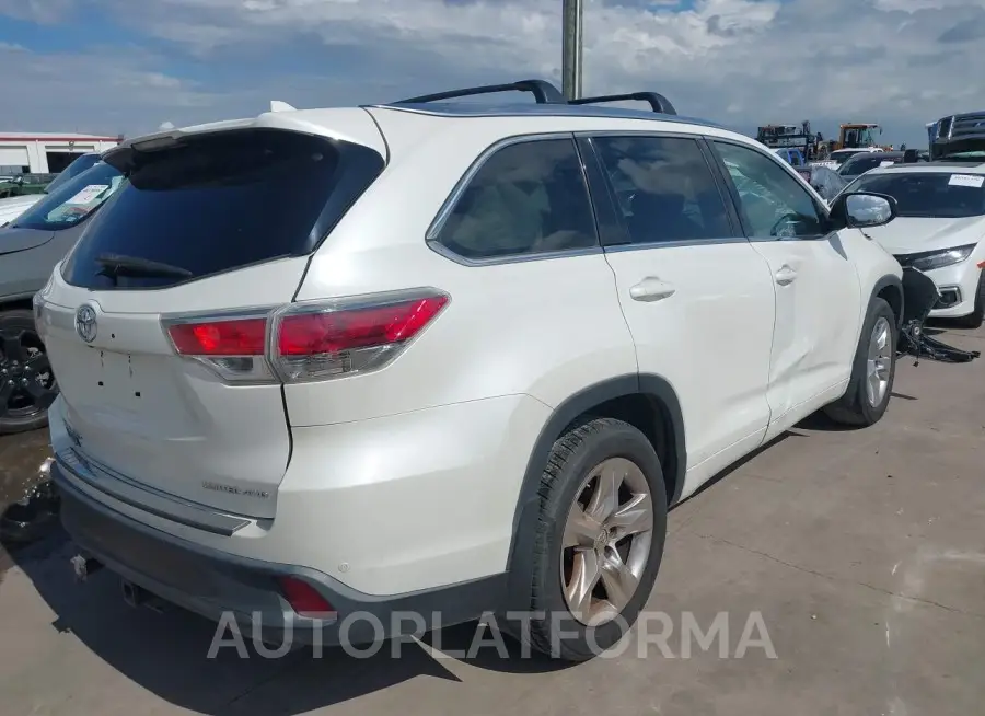 TOYOTA HIGHLANDER 2015 vin 5TDDKRFH5FS124218 from auto auction Iaai