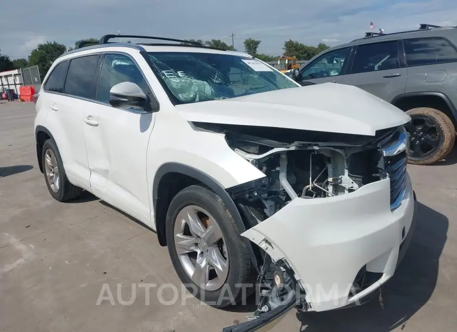 TOYOTA HIGHLANDER 2015 vin 5TDDKRFH5FS124218 from auto auction Iaai