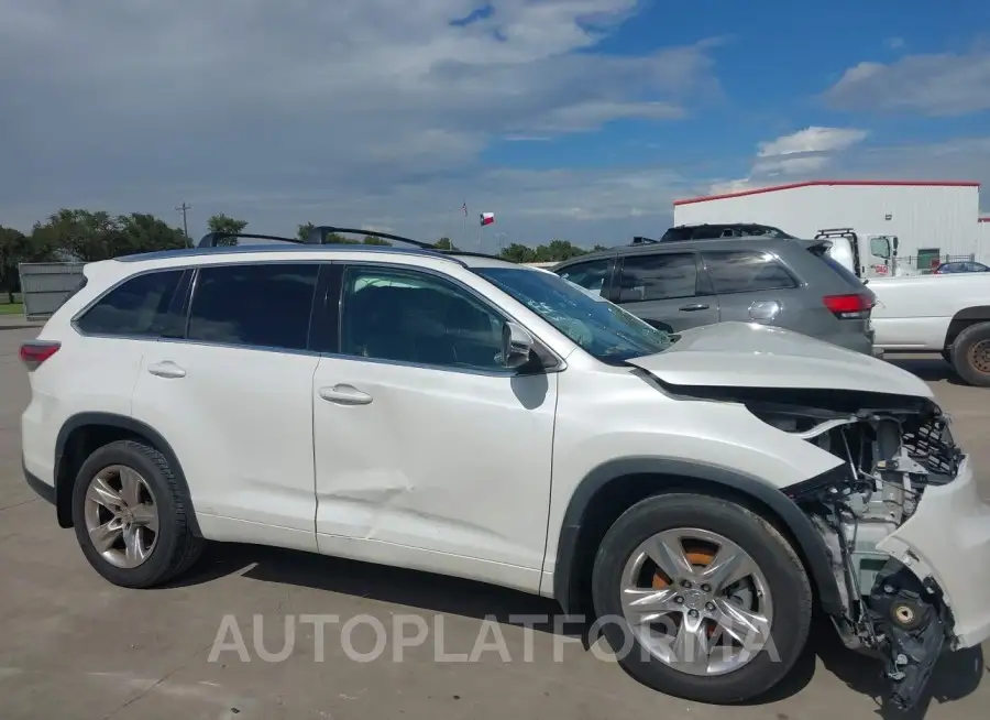 TOYOTA HIGHLANDER 2015 vin 5TDDKRFH5FS124218 from auto auction Iaai