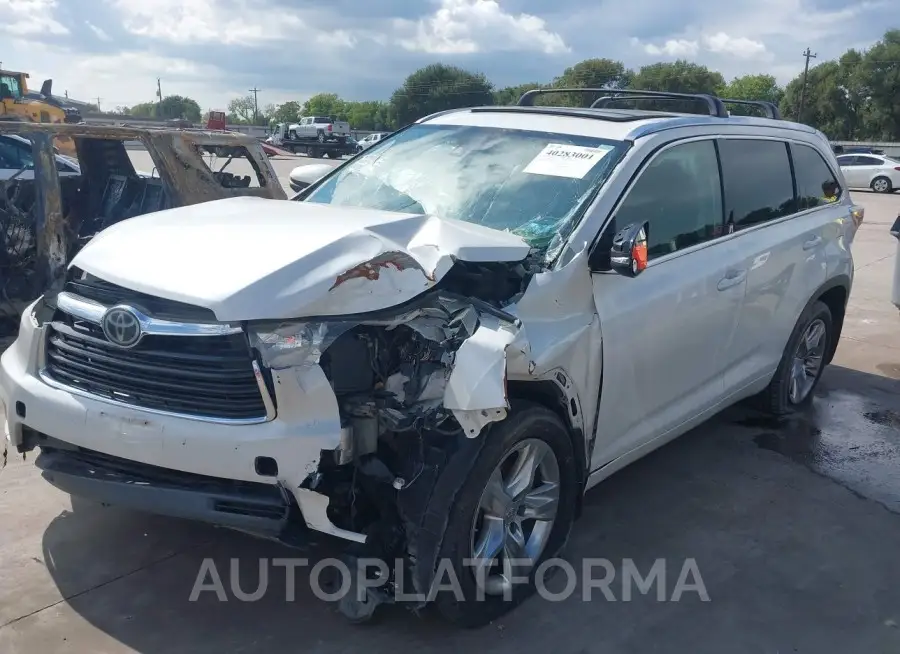 TOYOTA HIGHLANDER 2015 vin 5TDDKRFH5FS124218 from auto auction Iaai