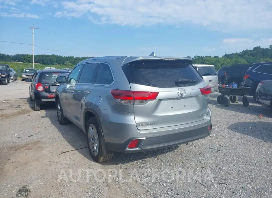 TOYOTA HIGHLANDER 2018 vin 5TDDZRFH7JS865281 from auto auction Iaai