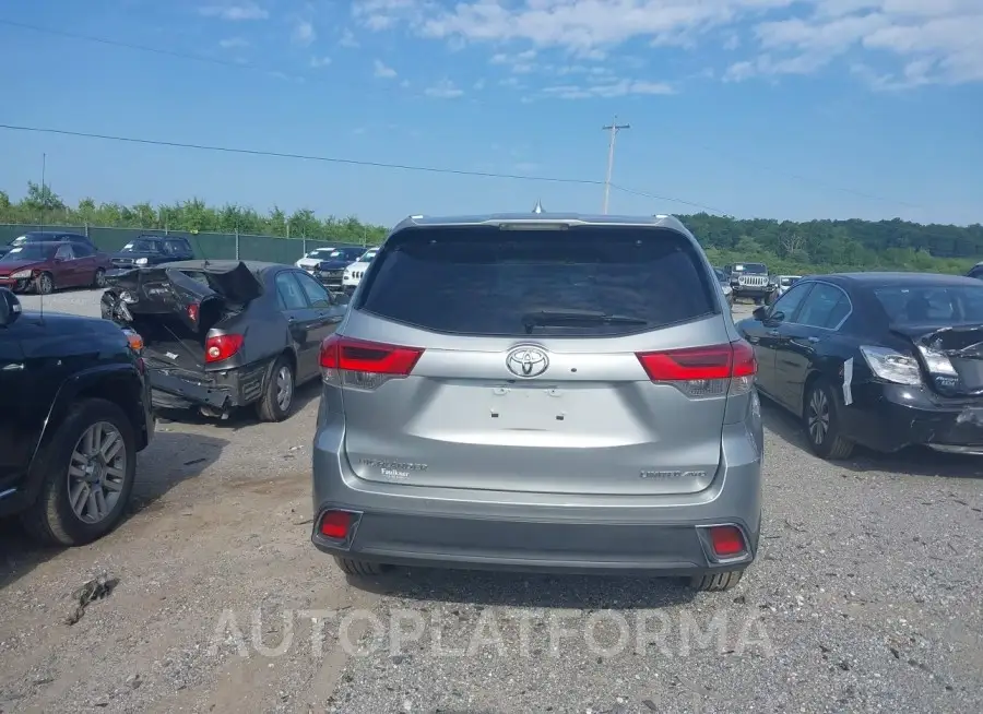 TOYOTA HIGHLANDER 2018 vin 5TDDZRFH7JS865281 from auto auction Iaai