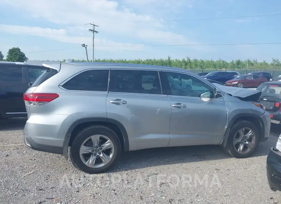 TOYOTA HIGHLANDER 2018 vin 5TDDZRFH7JS865281 from auto auction Iaai