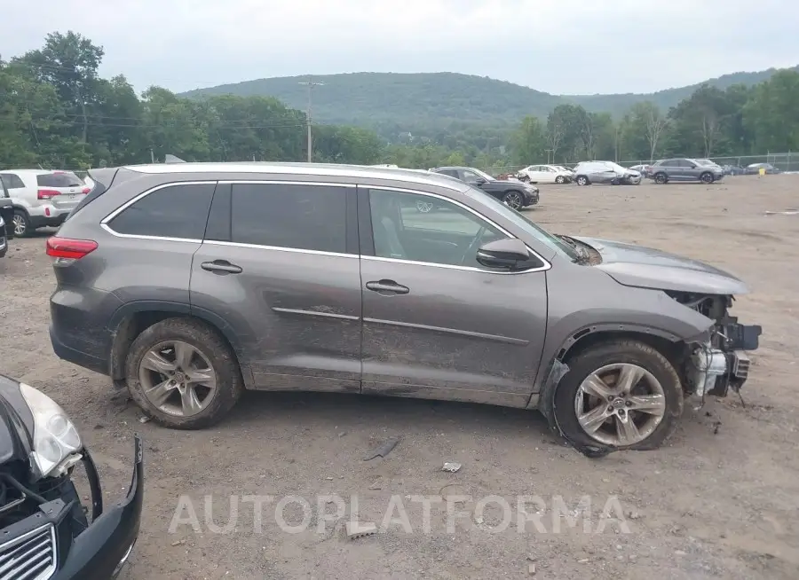 TOYOTA HIGHLANDER 2017 vin 5TDDZRFH8HS358156 from auto auction Iaai