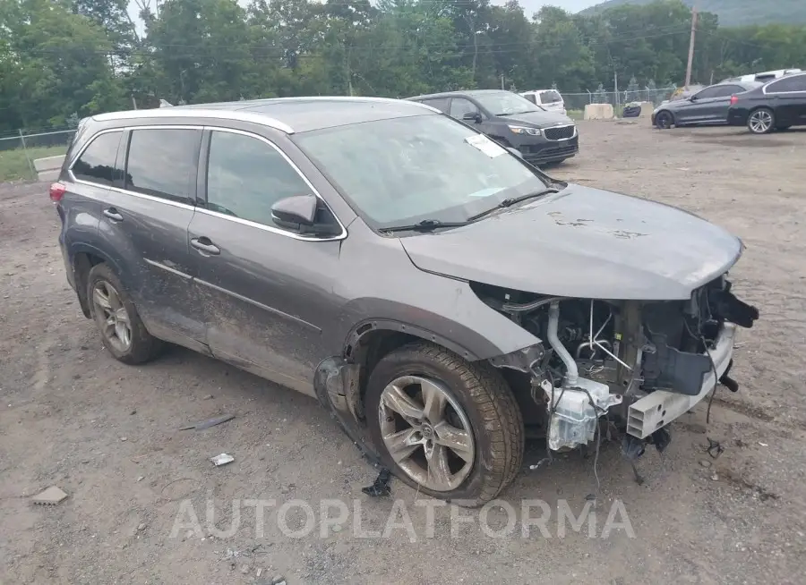 TOYOTA HIGHLANDER 2017 vin 5TDDZRFH8HS358156 from auto auction Iaai