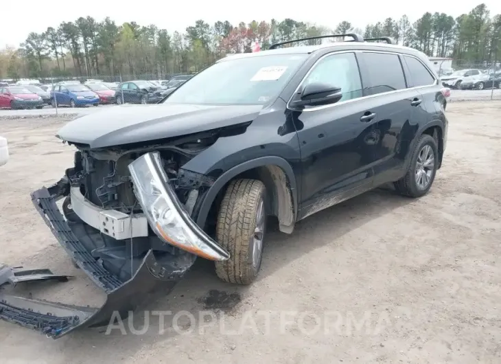 TOYOTA HIGHLANDER 2015 vin 5TDJKRFH7FS221097 from auto auction Iaai