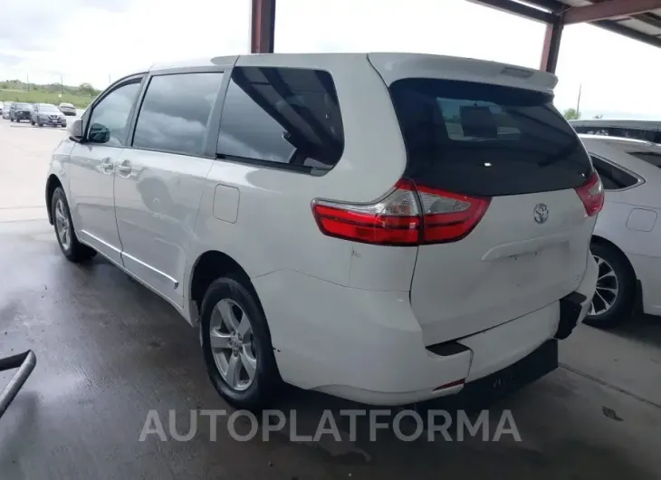 TOYOTA SIENNA 2016 vin 5TDKK3DC9GS710790 from auto auction Iaai