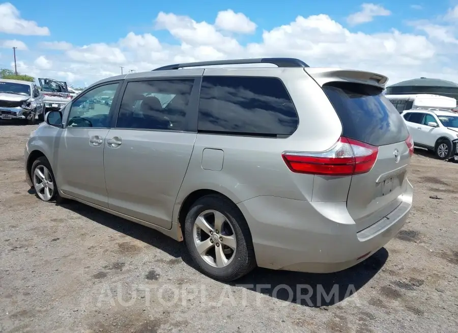 TOYOTA SIENNA 2017 vin 5TDKZ3DC3HS894900 from auto auction Iaai