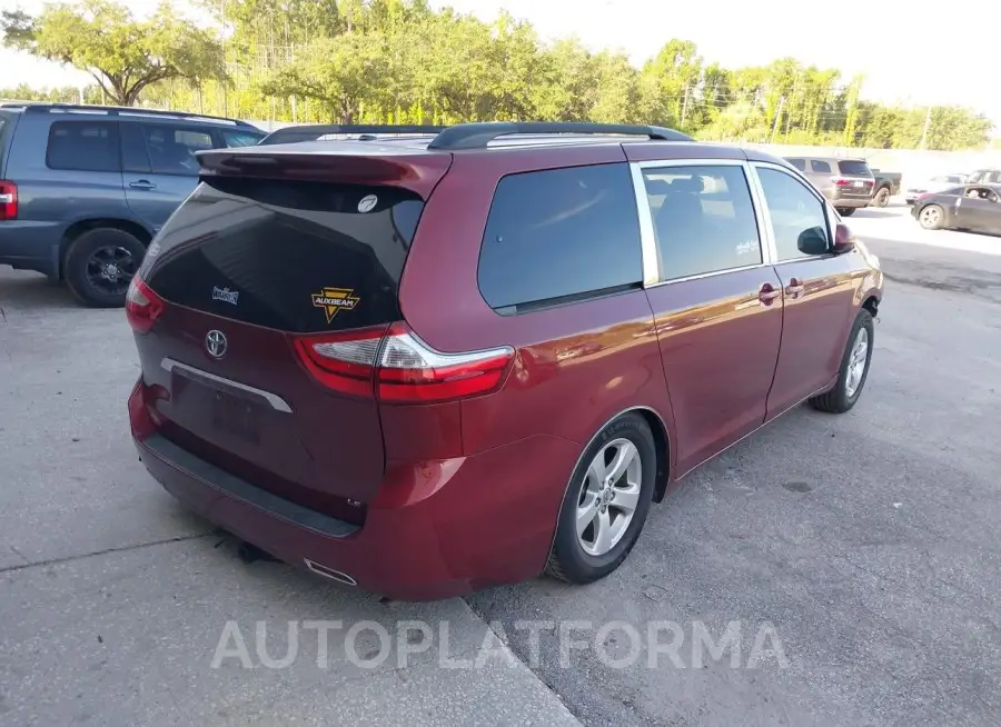 TOYOTA SIENNA 2017 vin 5TDKZ3DC9HS844261 from auto auction Iaai