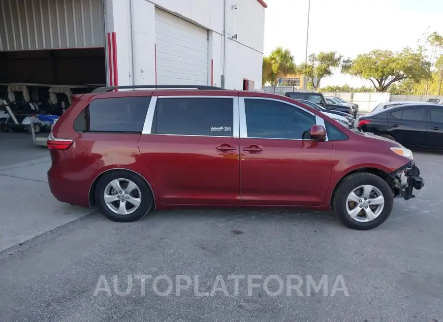 TOYOTA SIENNA 2017 vin 5TDKZ3DC9HS844261 from auto auction Iaai