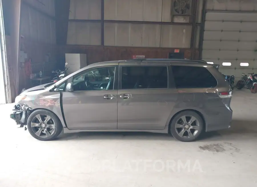 TOYOTA SIENNA 2015 vin 5TDXK3DC1FS591394 from auto auction Iaai