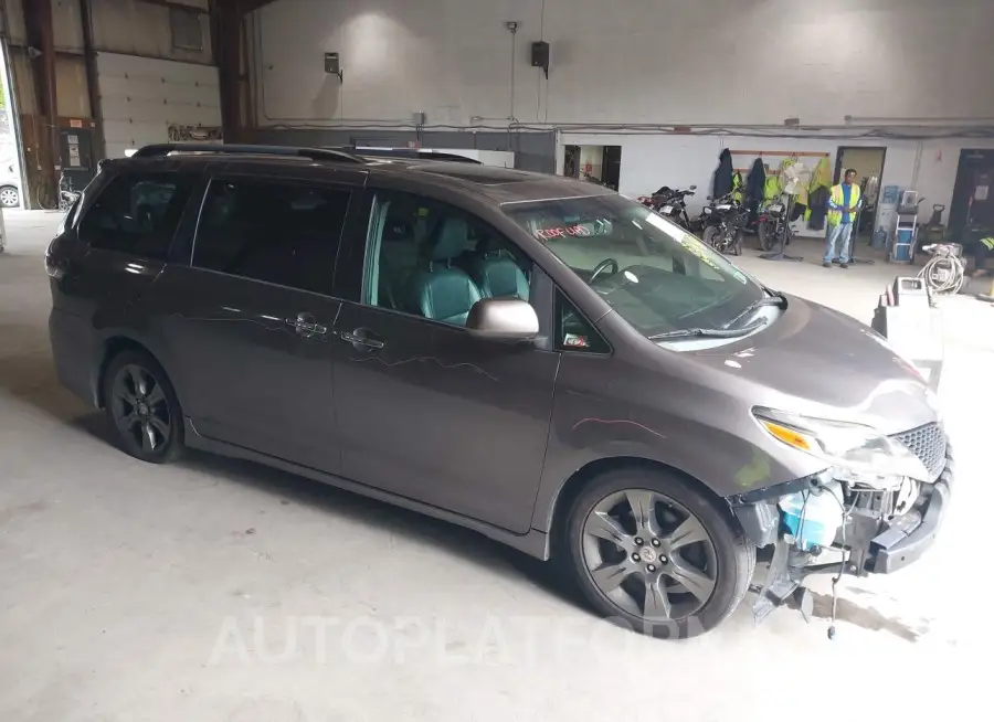 TOYOTA SIENNA 2015 vin 5TDXK3DC1FS591394 from auto auction Iaai