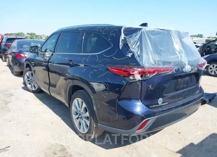 TOYOTA HIGHLANDER 2021 vin 5TDYZRAH5MS085132 from auto auction Iaai