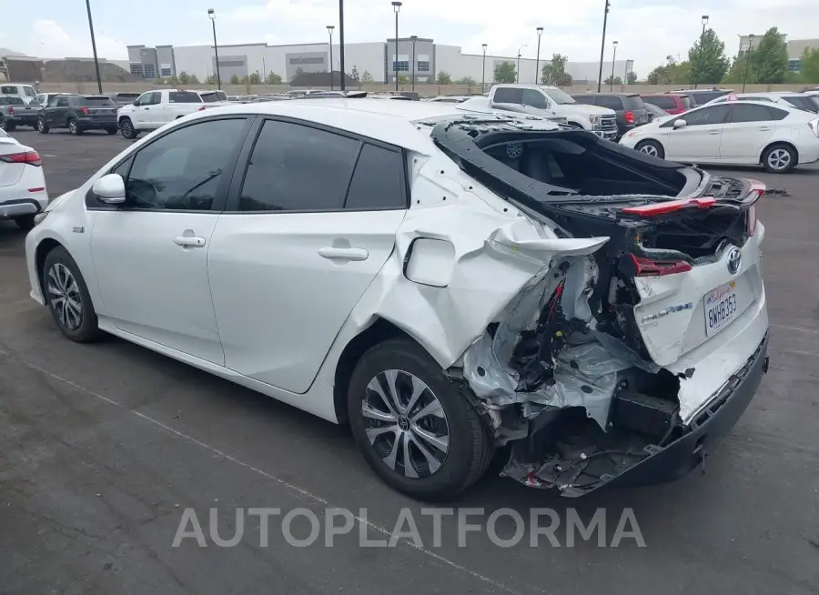 TOYOTA PRIUS PRIME 2021 vin JTDKAMFP1M3191272 from auto auction Iaai