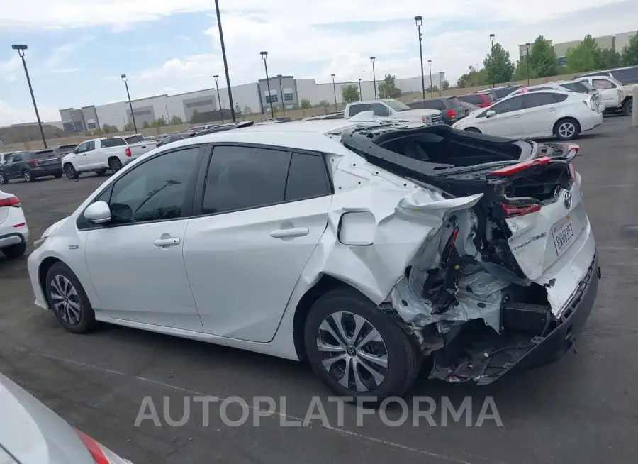 TOYOTA PRIUS PRIME 2021 vin JTDKAMFP1M3191272 from auto auction Iaai