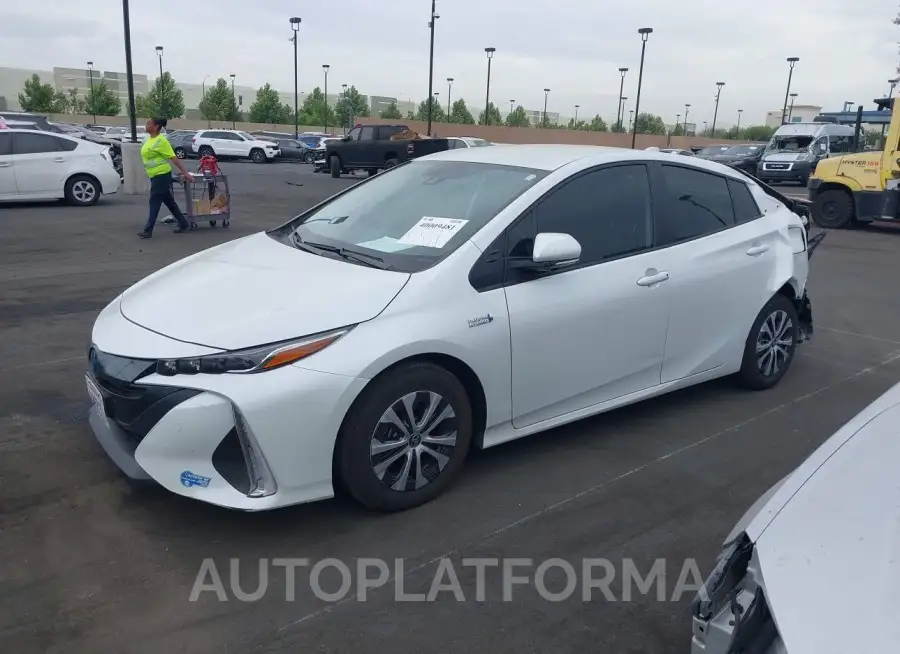 TOYOTA PRIUS PRIME 2021 vin JTDKAMFP1M3191272 from auto auction Iaai