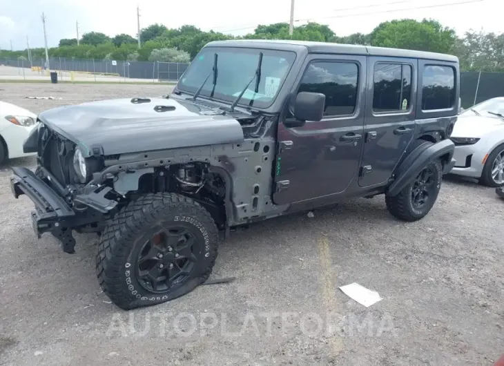 JEEP WRANGLER UNLIMITED 2022 vin 1C4HJXDN9NW194577 from auto auction Iaai