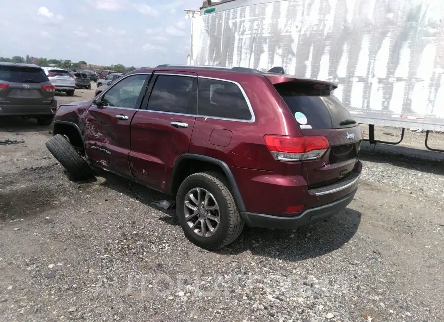 JEEP GRAND CHEROKEE 2016 vin 1C4RJFBG1GC365717 from auto auction Iaai