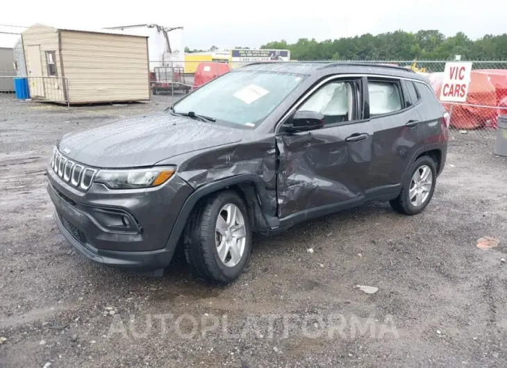 JEEP COMPASS 2022 vin 3C4NJCBB3NT109470 from auto auction Iaai