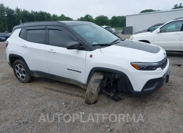 JEEP COMPASS 2022 vin 3C4NJDDB2NT141071 from auto auction Iaai