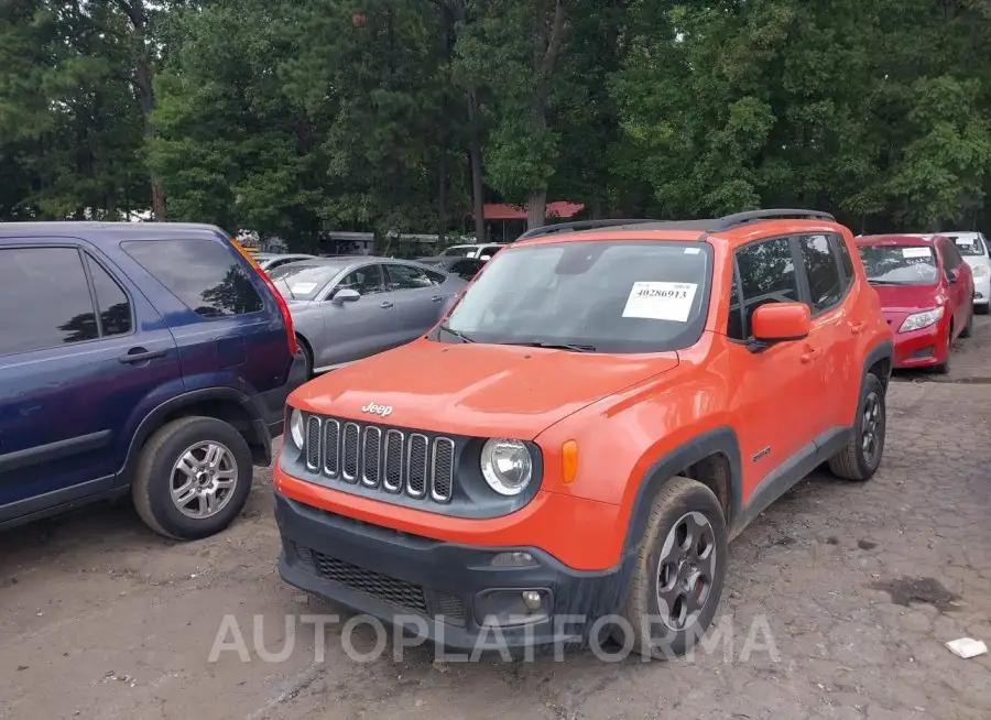 JEEP RENEGADE 2015 vin ZACCJABH0FPC16923 from auto auction Iaai