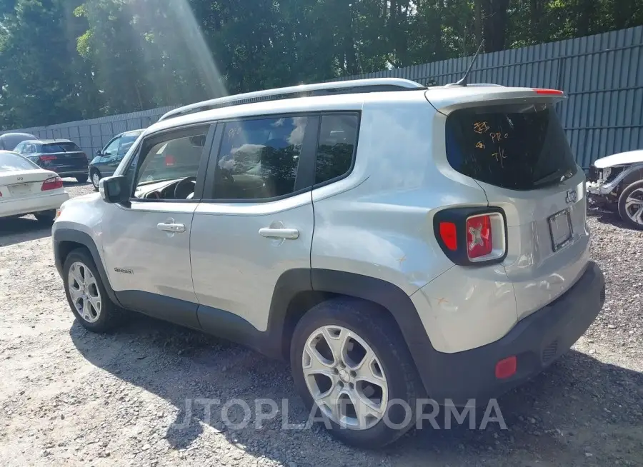 JEEP RENEGADE 2015 vin ZACCJADT6FPC20721 from auto auction Iaai