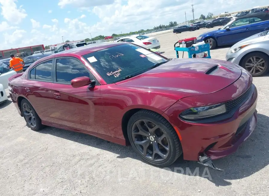 DODGE CHARGER 2019 vin 2C3CDXHG4KH512567 from auto auction Iaai