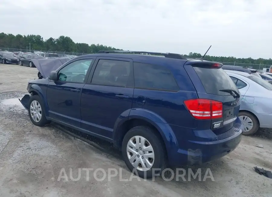 DODGE JOURNEY 2018 vin 3C4PDCAB8JT382030 from auto auction Iaai